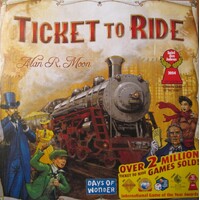 Ticket to Ride Brætspil Det originale Ticket to Ride-spil